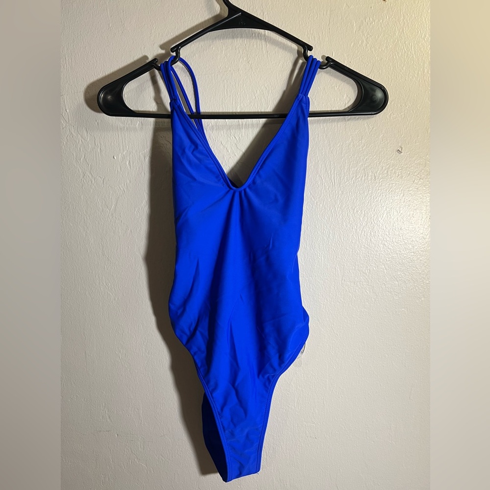 Blue One Piece Swimsuit Size M